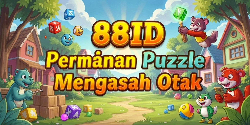 Tampilan grafis menarik dari gameplay Puzzle 88ID.
