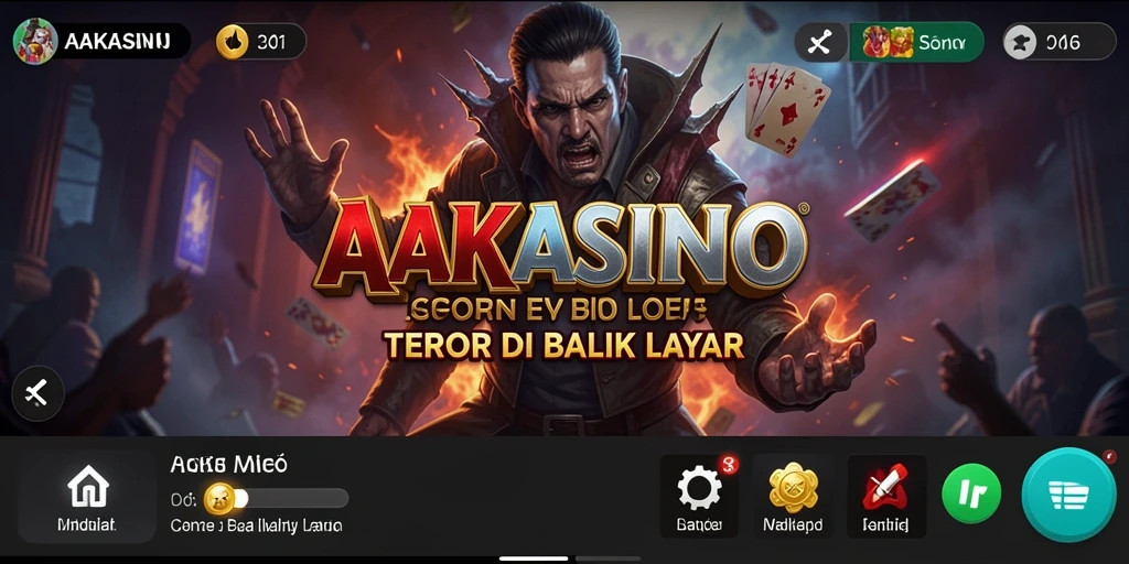 Gameplay menakutkan dan atmosfer mencekam di AAKASINO.