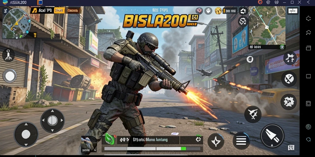 Tampilan gameplay ASIA200 yang mendebarkan dan seru.