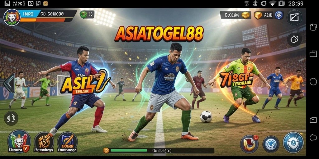 Tampilan menarik dari gameplay dan fitur olahraga ASIATOGEL88.