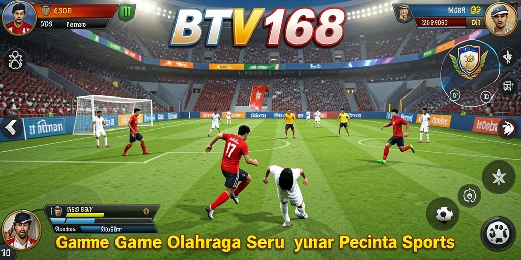 Screenshot gameplay BTV168 menampilkan aksi olahraga yang mendebarkan.