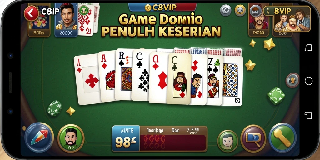 Tampilan gameplay C8VIP yang seru dan mendebarkan.