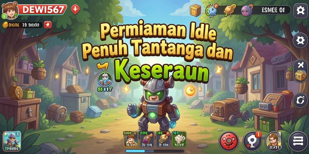 Tampilan permainan DEWI567 yang menarik dengan elemen Idle yang memikat.