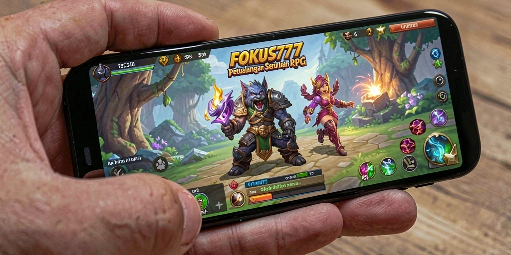 Tampilan menarik dari gameplay RPG FOKUS777 yang mengesankan.