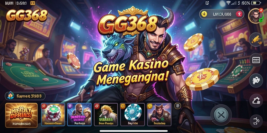 Tampilan gameplay menegangkan dari GG368 yang penuh aksi Kasino.