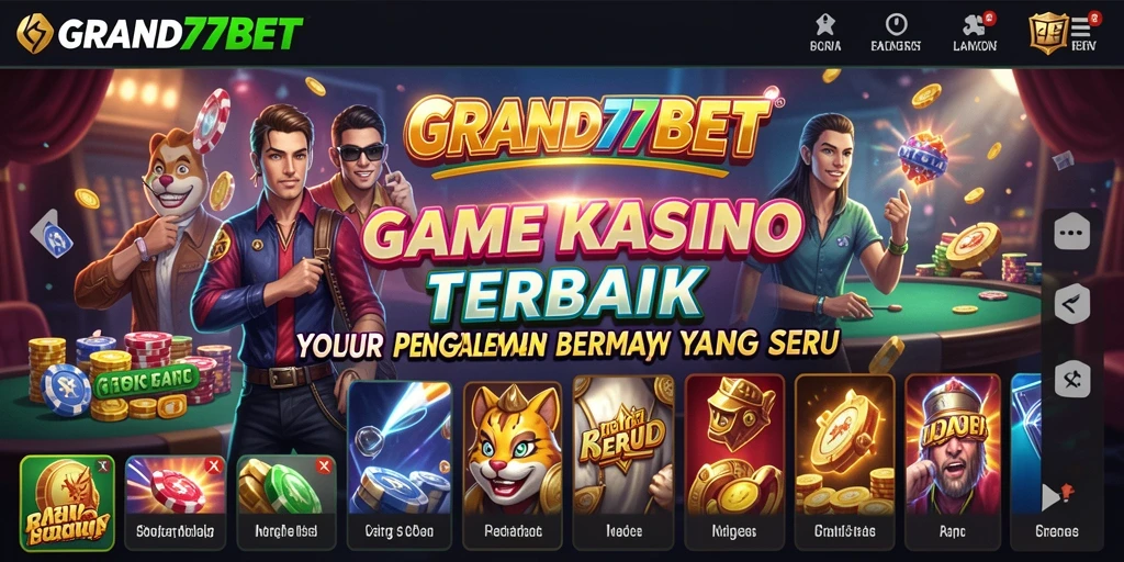 Tampilan gameplay seru dari GRAND77BET yang menarik perhatian.