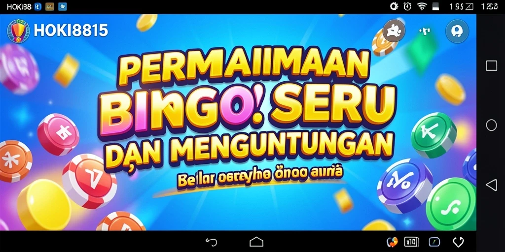 Tampilan menarik dari gameplay Bingo HOKI8815.