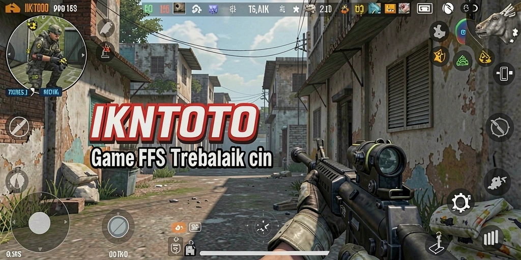 Screenshot menampilkan aksi intens dari gameplay IKNTOTO.