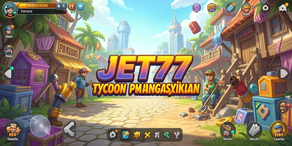 Tampilan gameplay JET77 yang menarik dan interaktif.