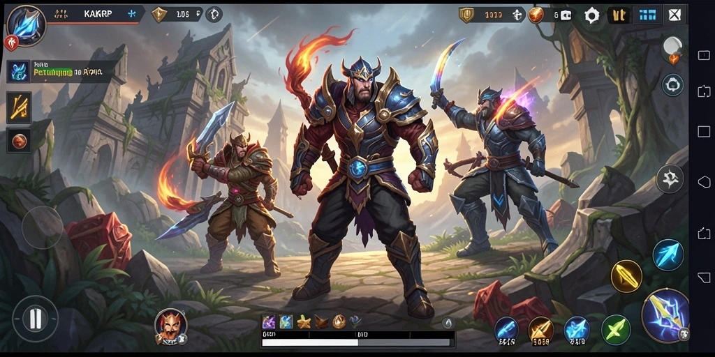 Tampilan menawan dari gameplay petualangan KAKRP.