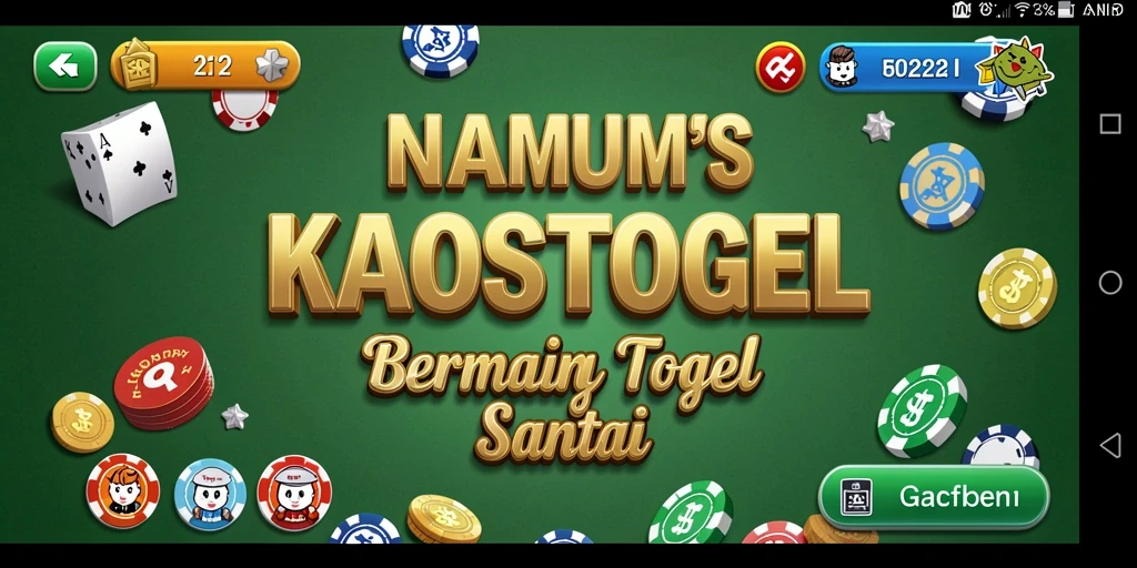 Tampilan gameplay KAOSTOGEL yang seru dan interaktif.