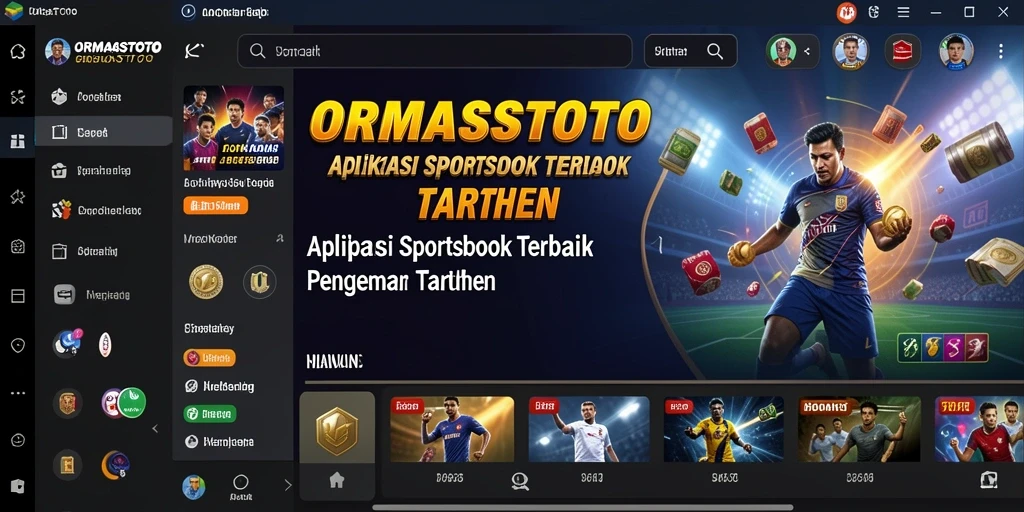 Tampilan menarik saat menggunakan aplikasi Sportsbook ORMASSTOTO.
