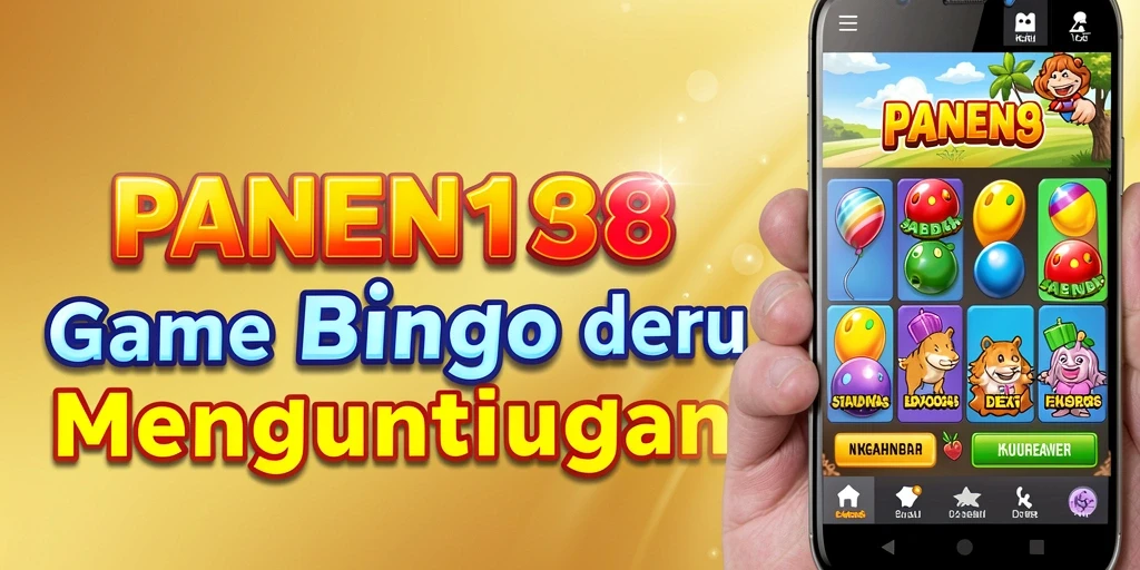 Tampilan menarik dan seru dari gameplay Bingo PANEN138.