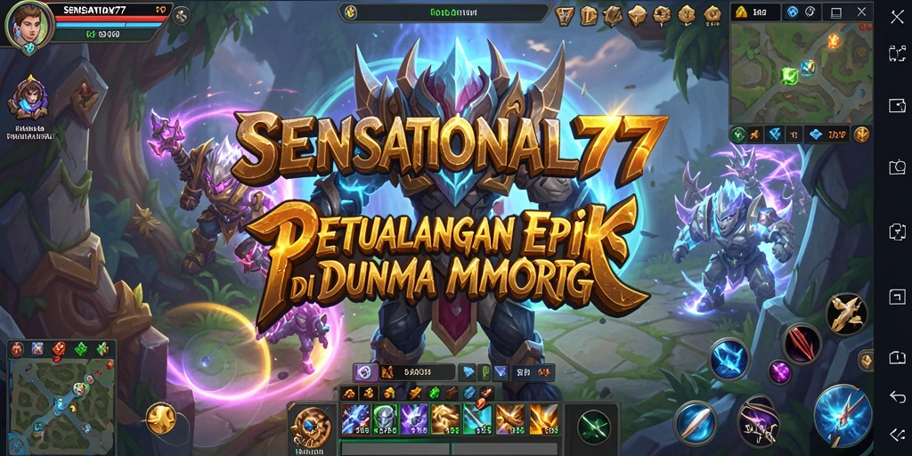 Gameplay SENSATIONAL77 yang mendebarkan dalam dunia MMORPG.
